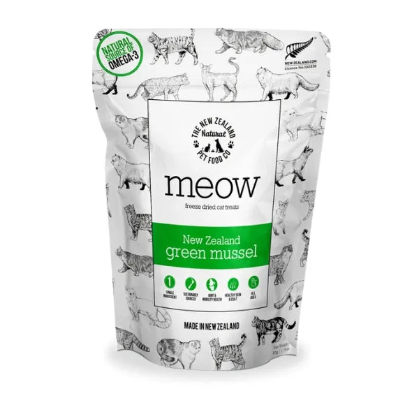 Meow - Green Lipped Mussels Treats - 50g
