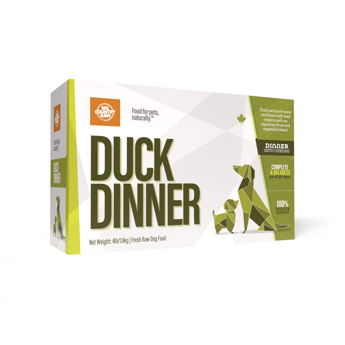 Big Country Raw - Duck Dinner 4lbs