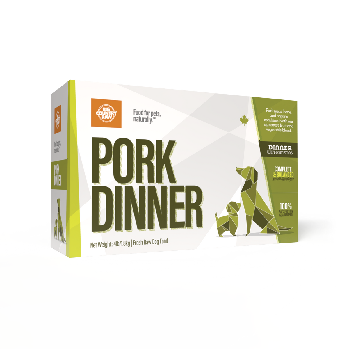 Big Country Raw - Pork Dinner 4lbs