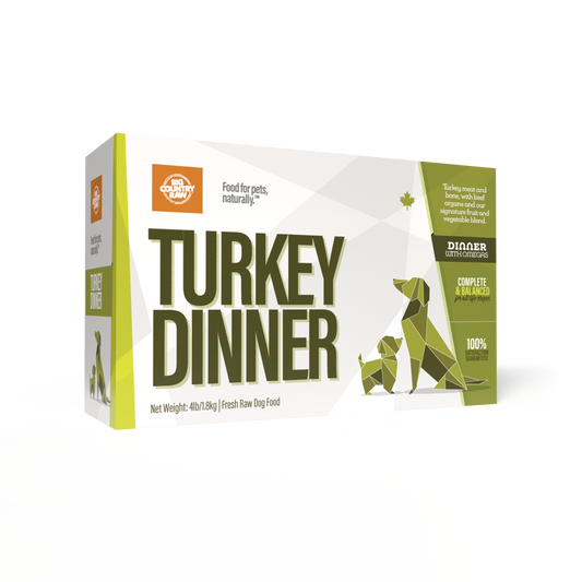 Big Country Raw - Turkey Dinner 4lbs