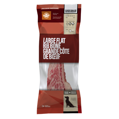 Big Country Raw- Large Flat Rib Bone