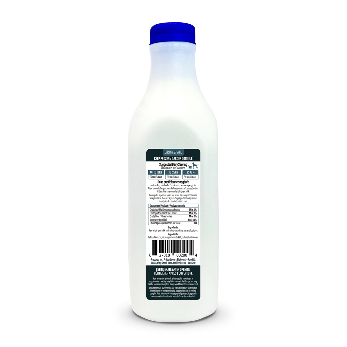 Big Country Raw - Goat Milk - Original