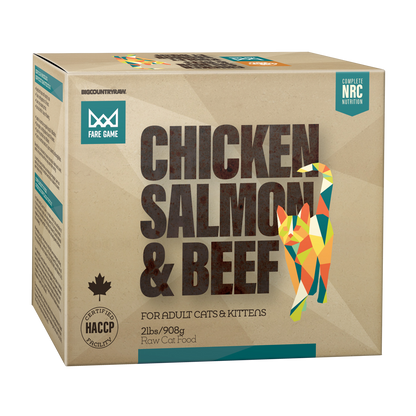 Big Country Raw - Fare Game - Chicken, Salmon & Beef