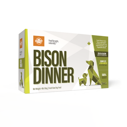 Big Country Raw - Bison Dinner 4lbs
