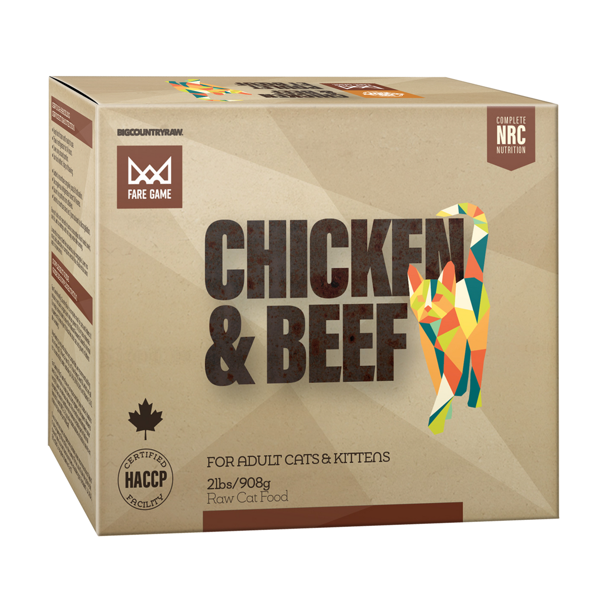 Big Country Raw - Fare Game - Chicken & Beef