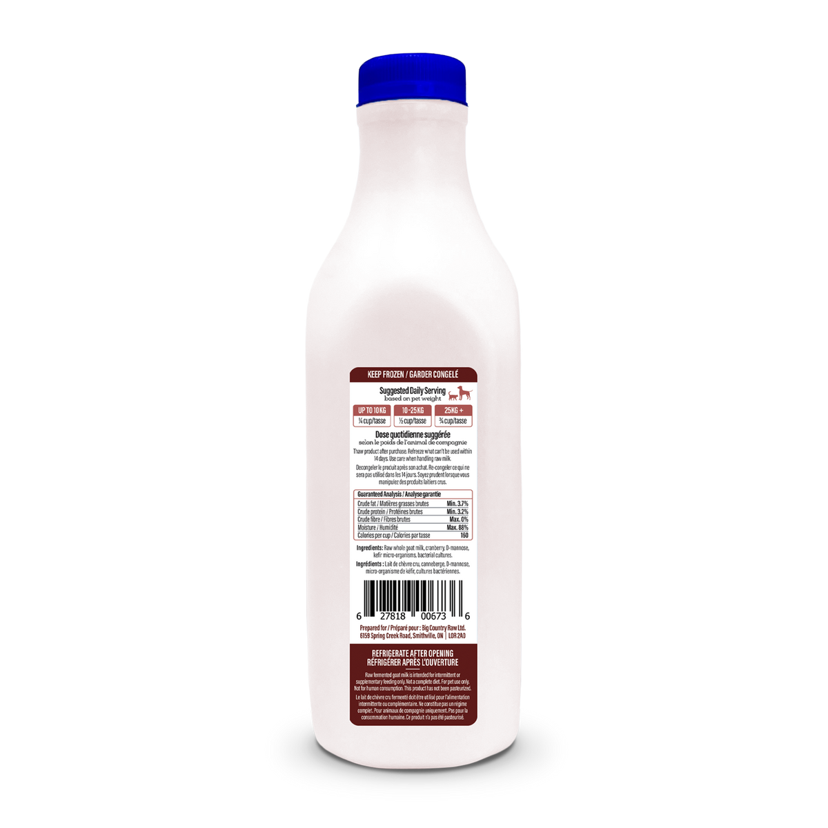 Big Country Raw - Goat Milk - Vitality