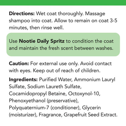 Nootie - Hypoallergenic Grapefruit Shampoo
