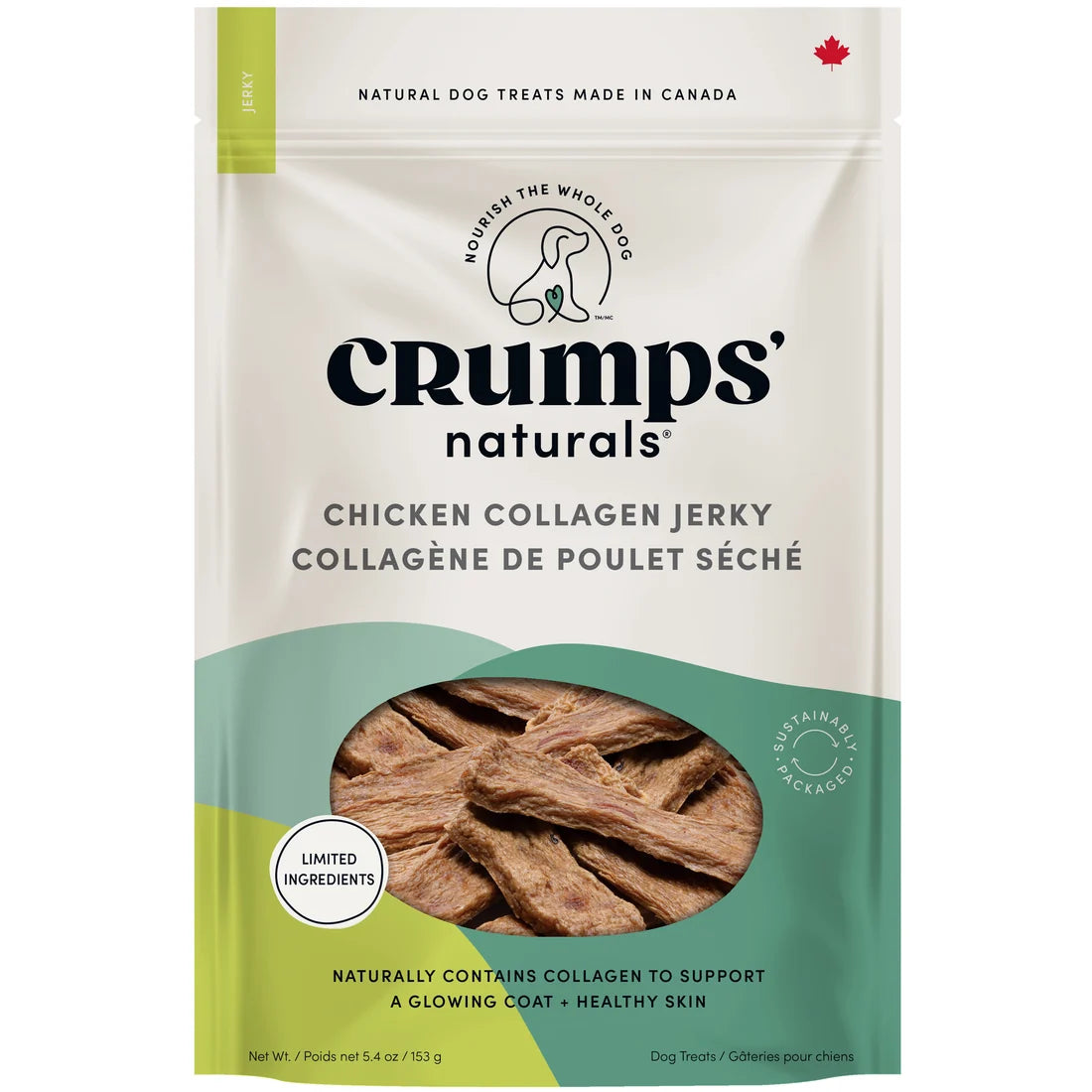 Crumps Naturals Dog Chicken Collagen Jerky