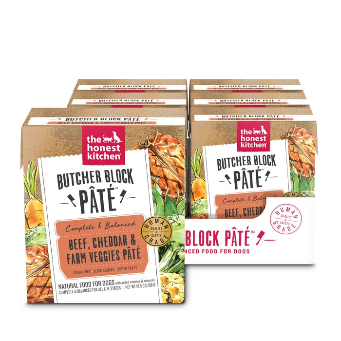 Honest Kitchen - Pate - Beef, Cheddar & Farm Veggies