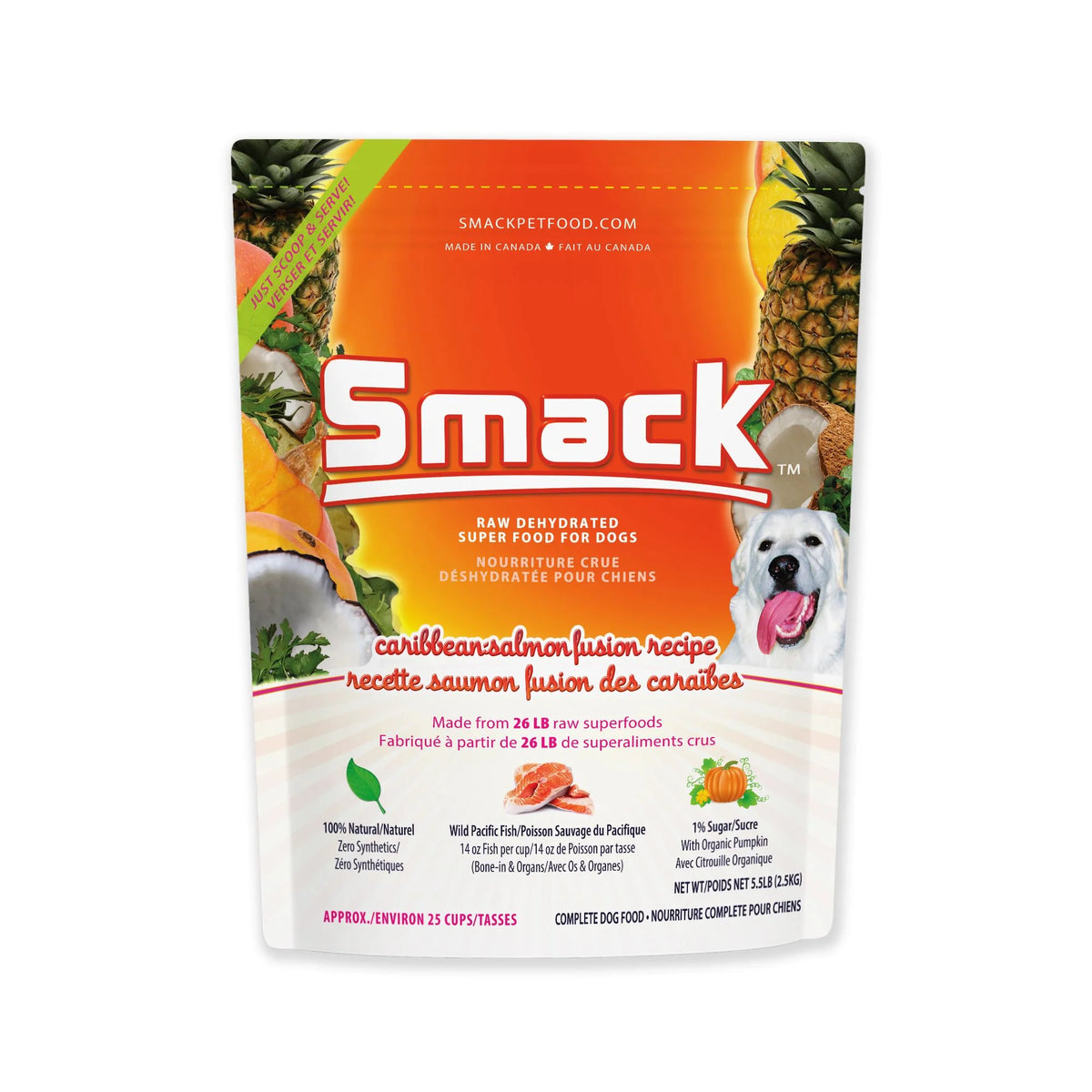 Smack - Caribbean Salmon Fusion Dog Recipe