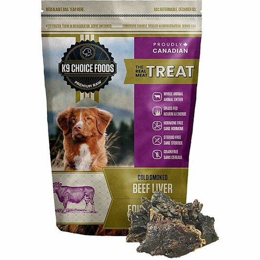 K9 Choice - Cold Smoked Beef Liver - Dog Frozen Treat