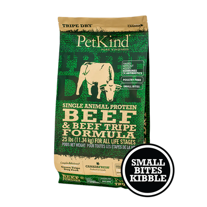 Petkind - Single Animal Protein - Green Tripe & Beef Formula