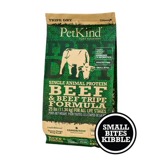 Petkind - Single Animal Protein - Green Tripe & Beef Formula