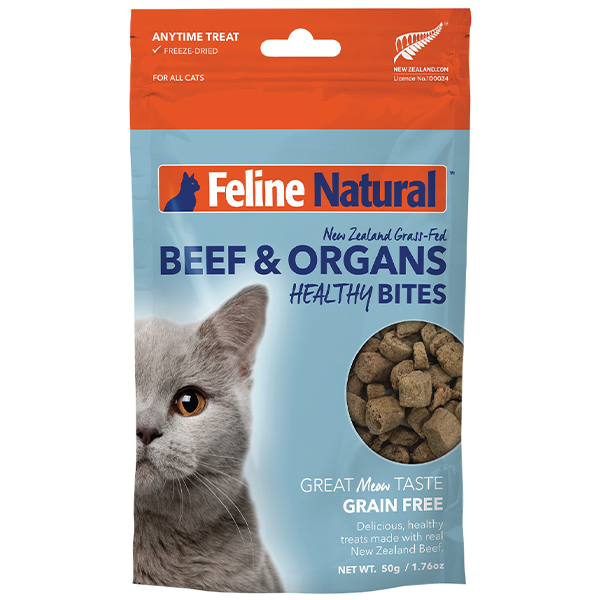 Feline Natural - Healthy Bites - Beef & Organs