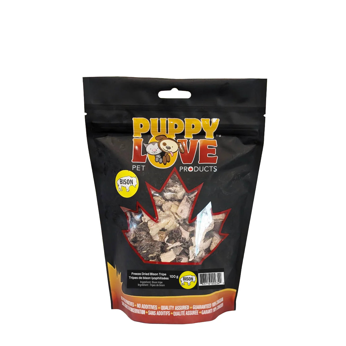 Puppy Love - Bison Tripe - Freeze Dried