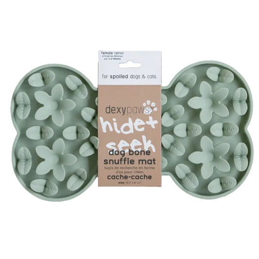 Dexypaws - Silicone Sage Bone - Snuffle Mat