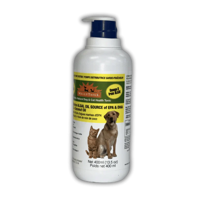 Welly Tails - Algal Oil for Cats & Dogs - 400 ml