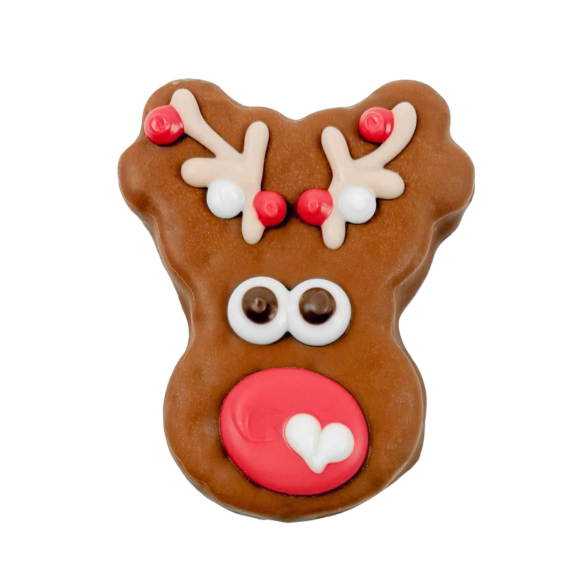 Bosco & Roxy - Big Antler Energy - Dog Christmas Cookie