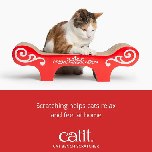 Catit - Cat Scratcher with Catnip - Urban Bench