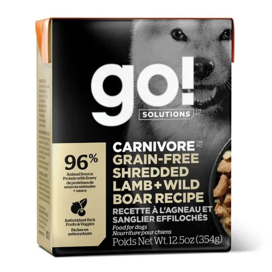 GO! Carnivore - Shredded Lamb & Boar 12.5 oz. | Dog
