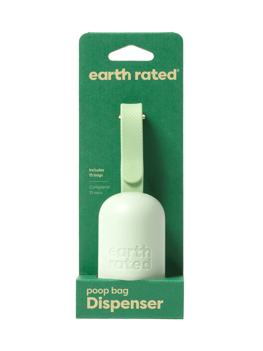 Earth Rated - Poop Bag Dispenser 2.0 with 1 Roll - Unscented