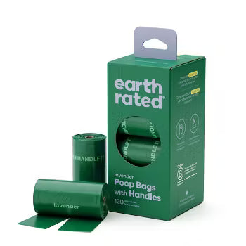 Earth Rated - Lavender Scented Poop Bag Rolls | 120 Bags