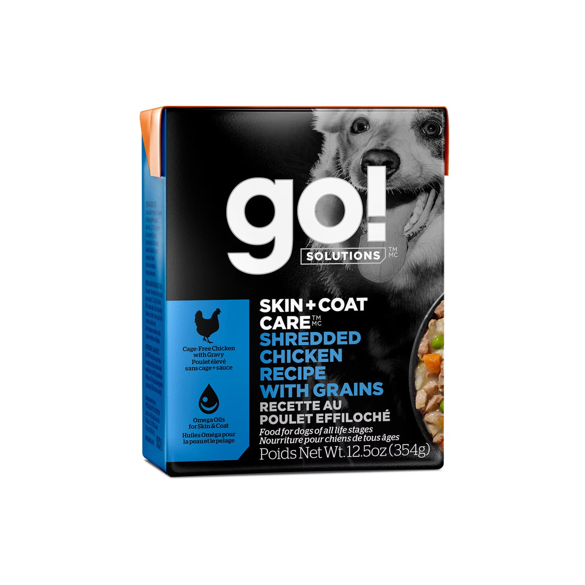 Go! Skin & Coat - Shredded Chicken 12.5 oz |Dog
