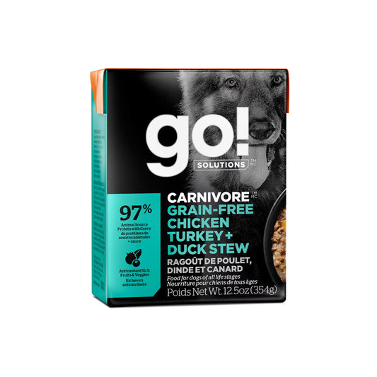 GO! Carnivore - Chicken, Turkey & Duck Stew 12.5 oz. | Dog
