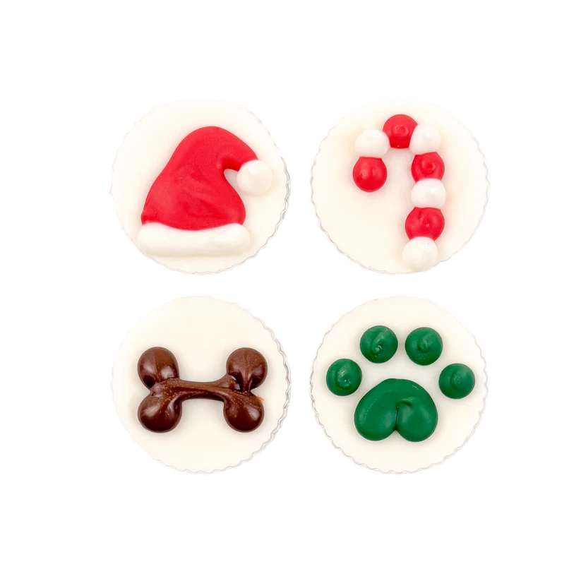Bosco & Roxy - Jingle Jangle Cups 4 pk - Dog Christmas Treat