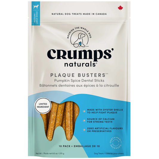 Crumps - Plaque Busters with Pumpkin Spice 7" - 10pk