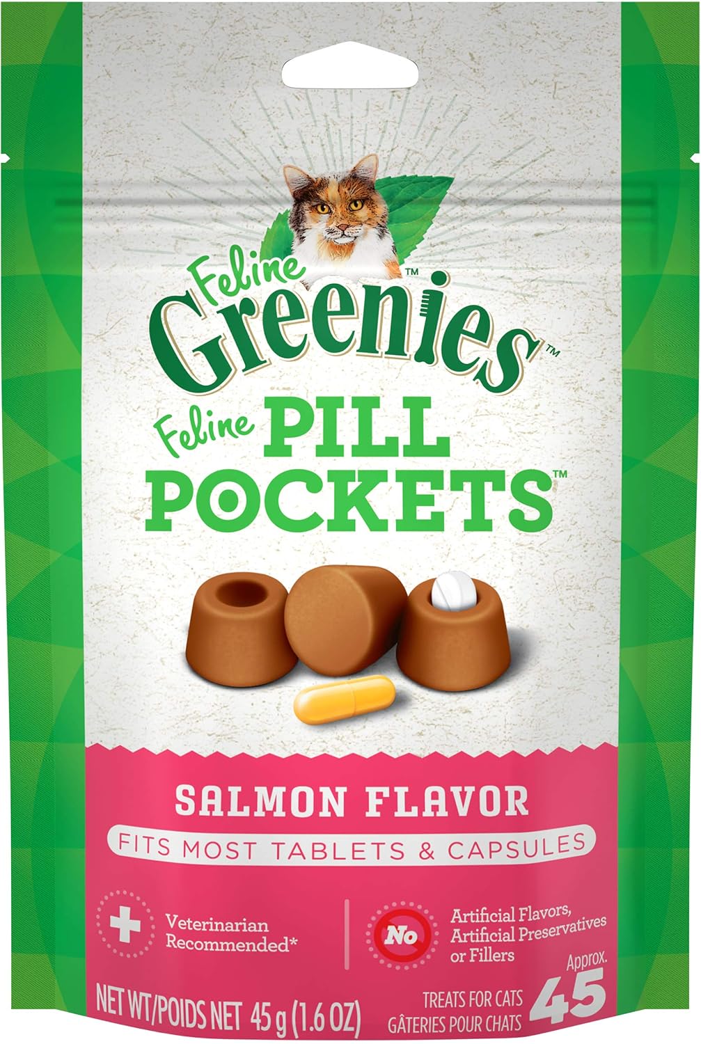 Greenies - Feline Pill Pockets - Salmon