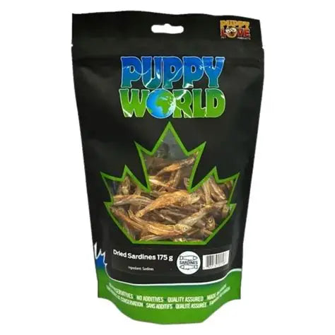 Puppy World - Dried Sardines 175g