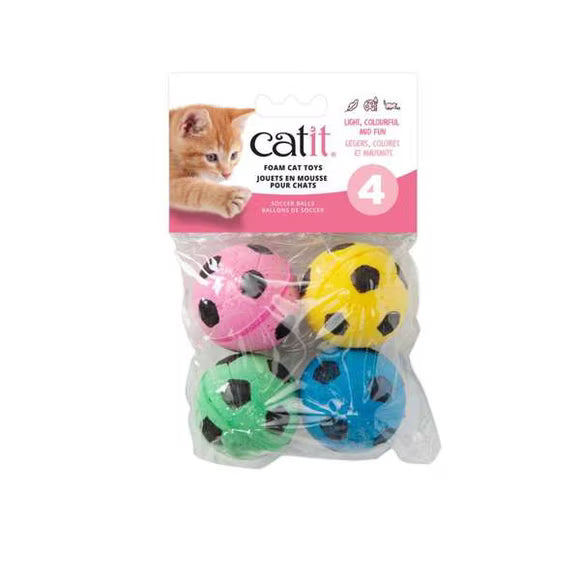 Catit - Foam Soccer Balls 4 pk
