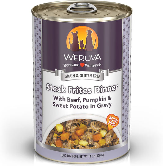 Weruva Steak Frites Dinner - Pumpkin, Beef and Sweet Potato