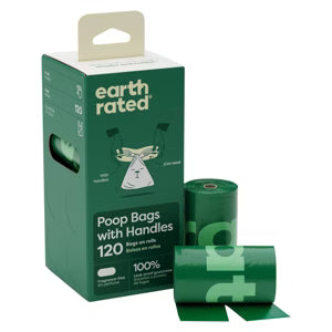 Earth Rated - Unscented Poop Bag Rolls | 120 Bags