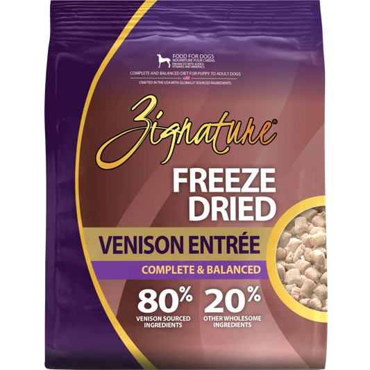 Zignature - Venison - Freeze Dried Entree 4oz